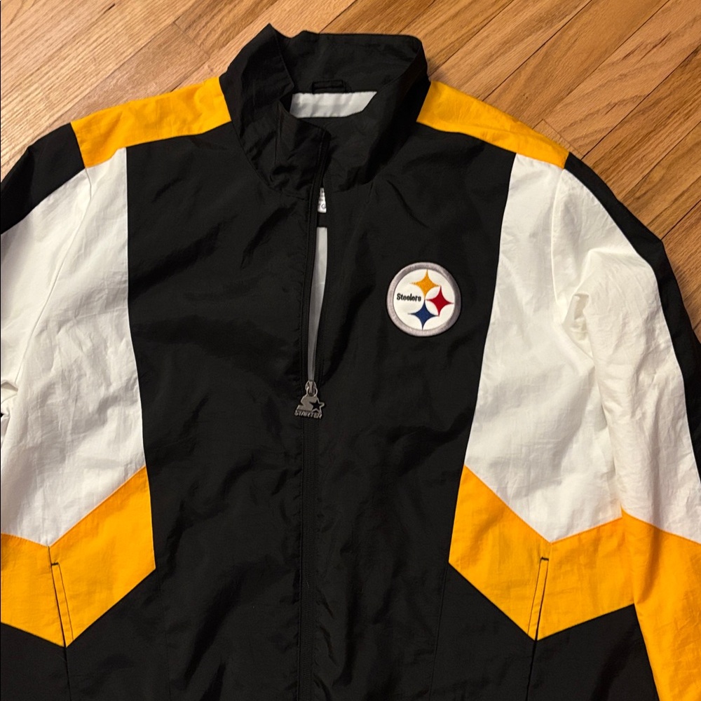 Pittsburgh Steelers Jacket Mens XL Starter, new with tags - Picture 3 of 8
